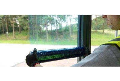 How can I protect my windows and glass during refurbishment?