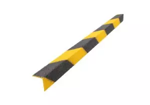 PROGUARD® BLACK/YELLOW GRP STAIR NOSING 3M X 55MM X 55MM