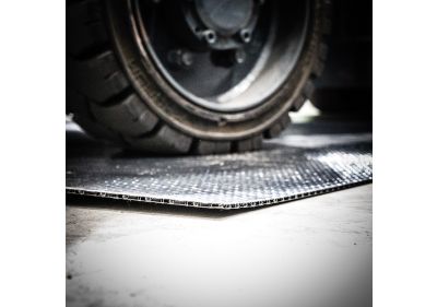 PROGUARD® BUFFERBOARD BLACK 2.4M X 1.2M X 4MM 1250GSM