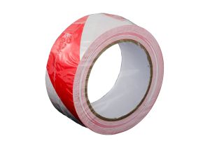 PROGUARD® HAZARD WARNING TAPE RED/WHITE 50MM X 33M