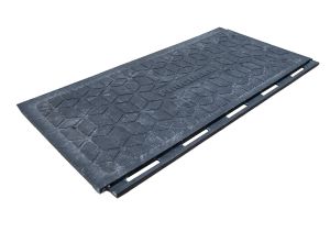 PROGUARD® BLACK INTERLOCKING SITE MATTING 1.2M X 0.6M X 22MM