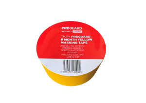 PROGUARD® 6 MONTH YELLOW MASKING TAPE 48MM X 50M