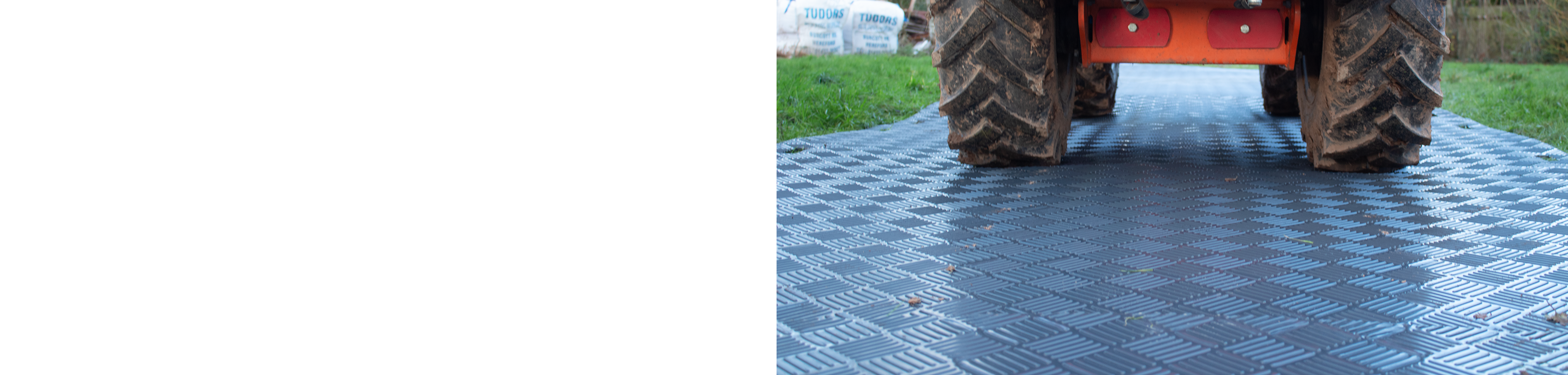 Savings on ground protection mats