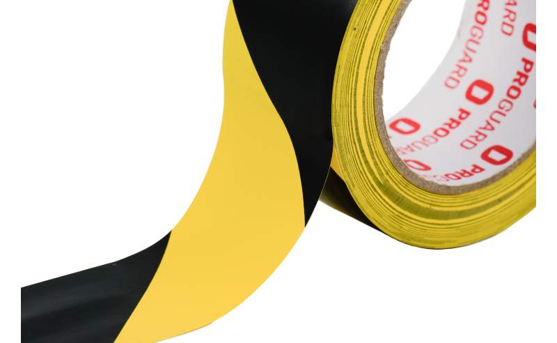 Proguard Hazard Warning Tape 50mm x 33m3