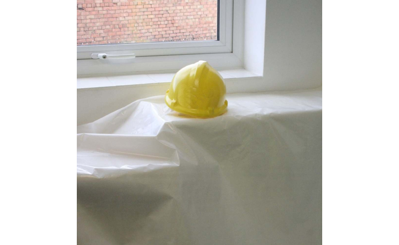 VISQUEEN® WHITE FLAME RETARDANT POLYTHENE 4M X 50M X 65MU